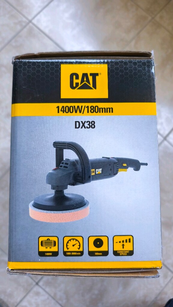 CAT DX38 1400W 180MM DEVİRLİ PROFESYONEL POLİSAJ MAKİNESİ - 2