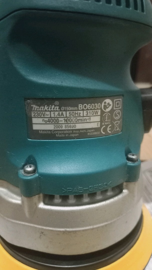 makita orbital eksantrik zimpara 6030 - 4