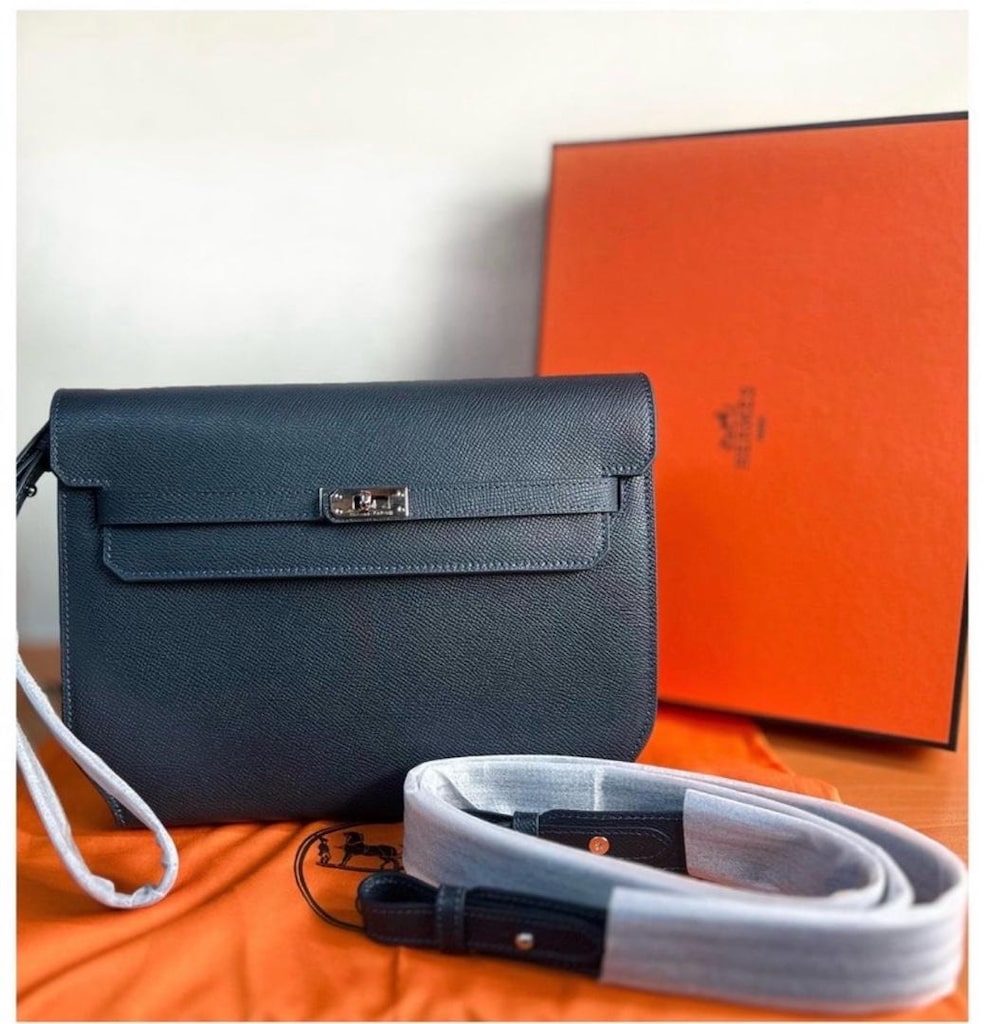Hermès Kelly Danse Tasarım Deri Omuz ve Çapraz Çanta (Sıfır) - 11