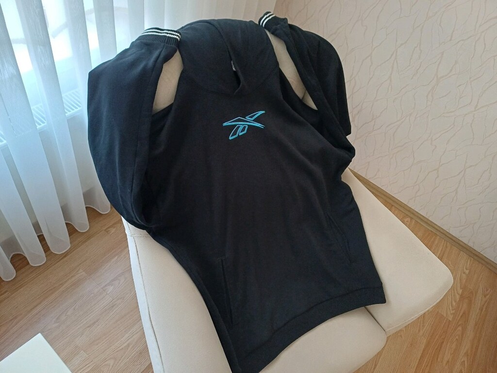 Reebok XXL orijinal defosuz kapşonlu swit 4 mevsim. - 6