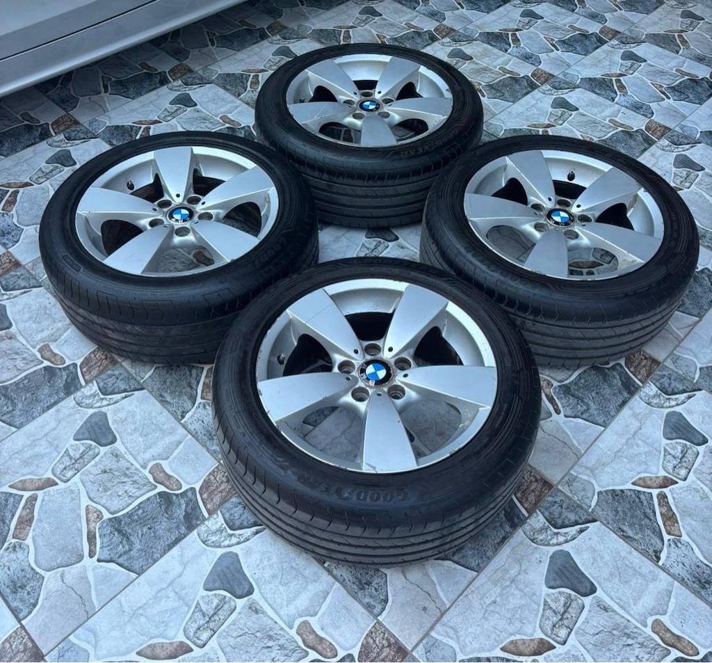 bmw jant 5x120 orjinal 17 inç e60 jant lastik - 4