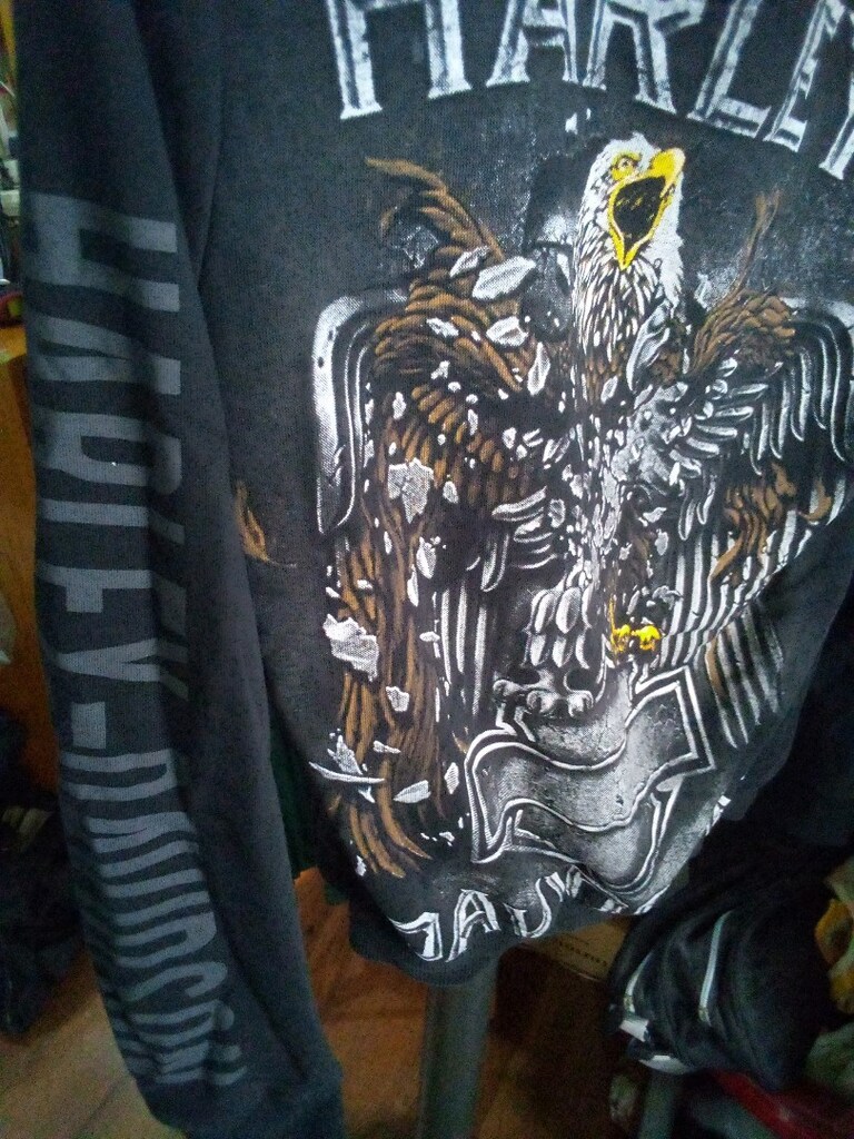 Harley Davidson t-shirt orijinal desenli temiz uzun kol M — görsel 4/7