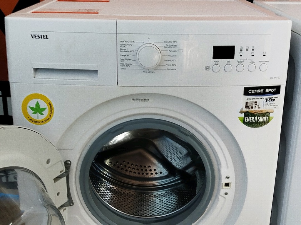 VESTEL 7 KG ÇAMAŞIR MAKİNESİ İZMİR İÇİ 3 AY GARANTİMİZ VARDIR - 4