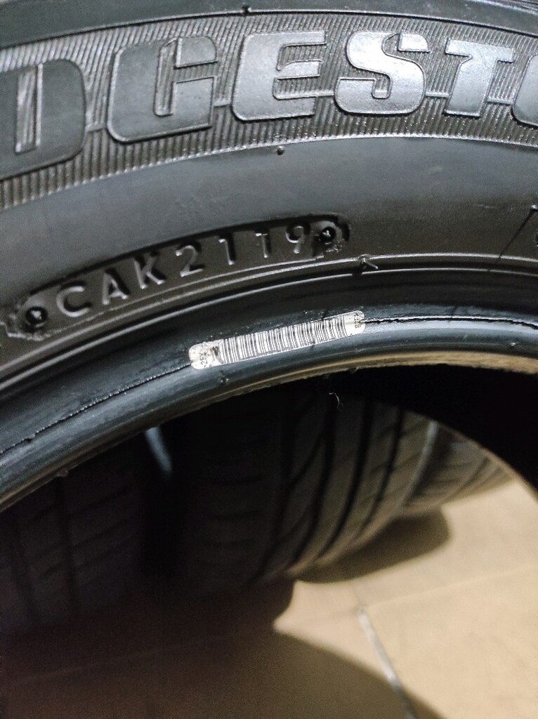 205-55-16 Bridgestone 4 adet yazlık lastik (tarih:2019) - 5
