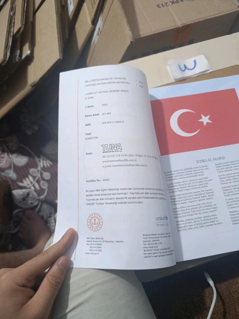 Milli Eğitim Bakanlığı tarafından basılan, 2023 YKS konularının tamamı - 2