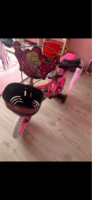 PEMBE ÇOCUK BİSİKLETİ
