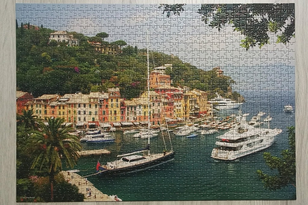 Arlası Bantlı Yapılmış Puzzle - 8