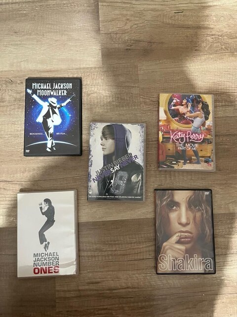 konser dvd 5 adet set