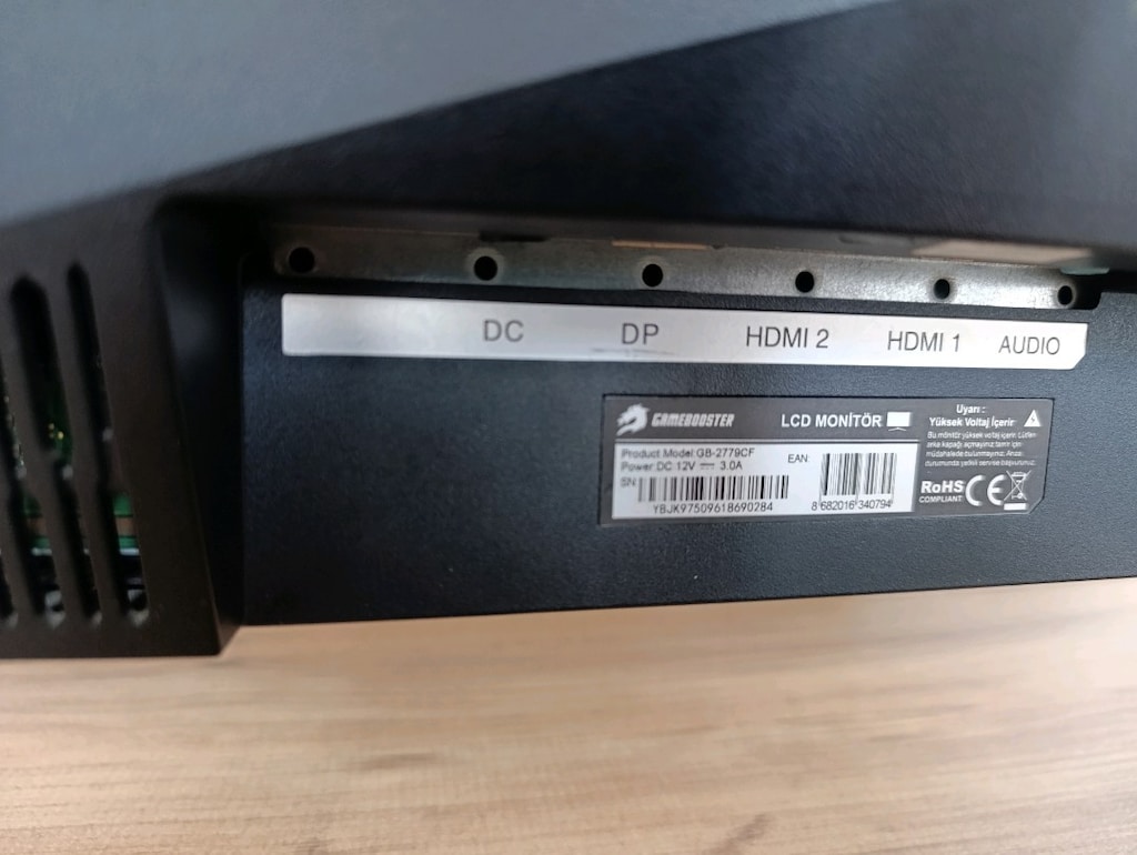 GameBooster GB-2779CF 27" Kavisli Oyuncu Monitörü – DP + 2x HDMI – Sor - 3