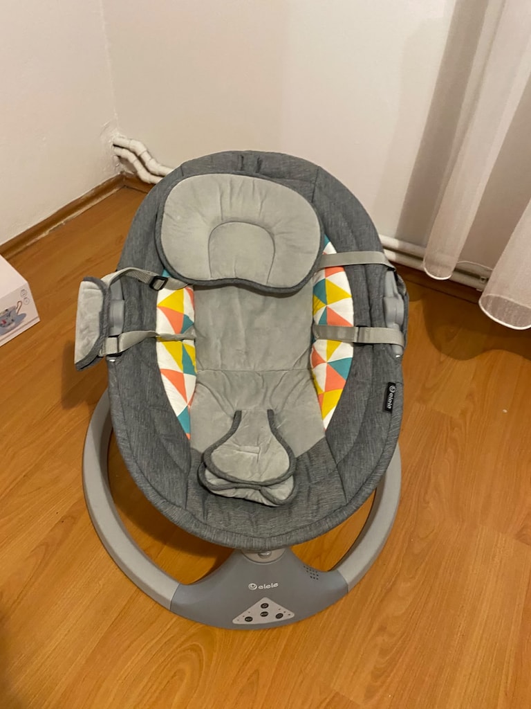 Elele Dormire Elektrikli Otomatik Sallanan Ana Kucağı (Bluetooth) - 4