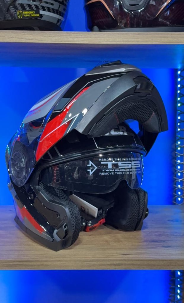 NCR ÇENE AÇILIR MOTOSİKLET KASKI - 5