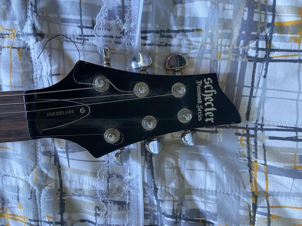 schecter diamond series 006 deluxe elektro gitar - 3