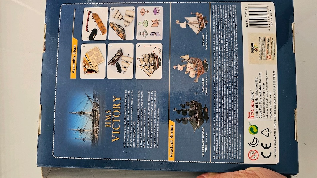 Orijinal HMS Victory Maketi – The National Museum Royal Navy Lisanslı - 6