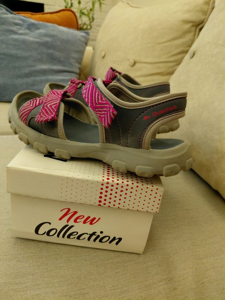 orjinal decalthon ürünü kız çocuk sandaleti 32/35 arası - 4