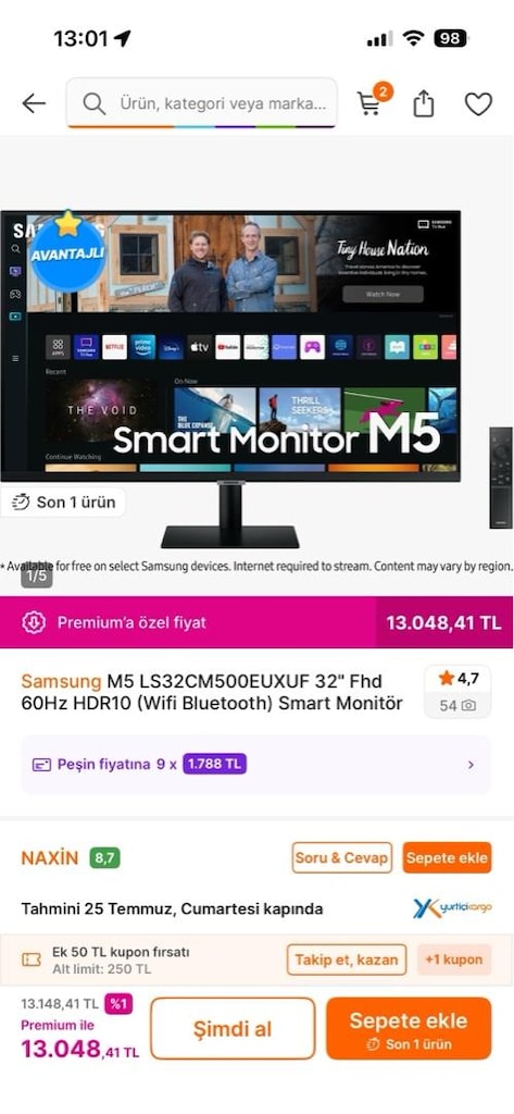 Samsung M5 Smart monitör - 6