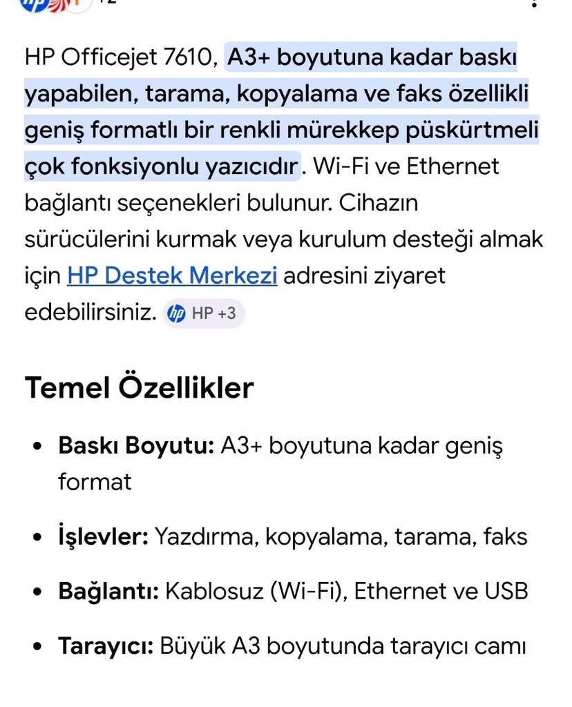 Hp Officejet 7610 A3 çok fonksiyonlu yazıcı - 3