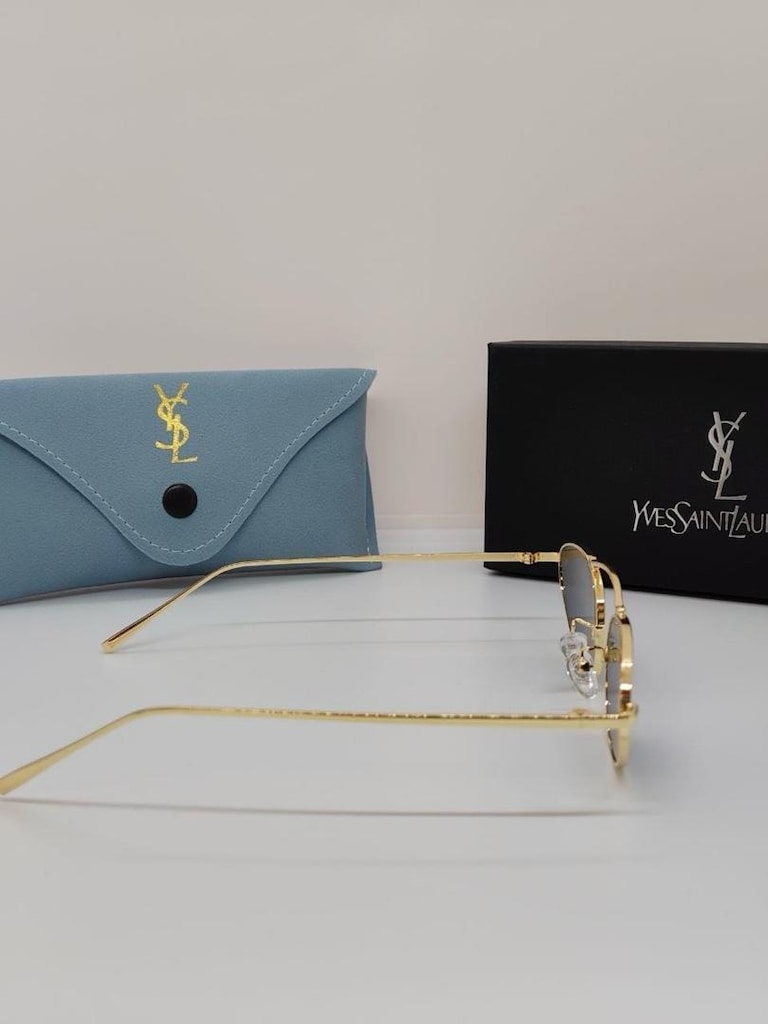 ‼‼YVES SAINT LAURENT GÜNEŞ GÖZLÜĞÜ SİYAH CAM - 4