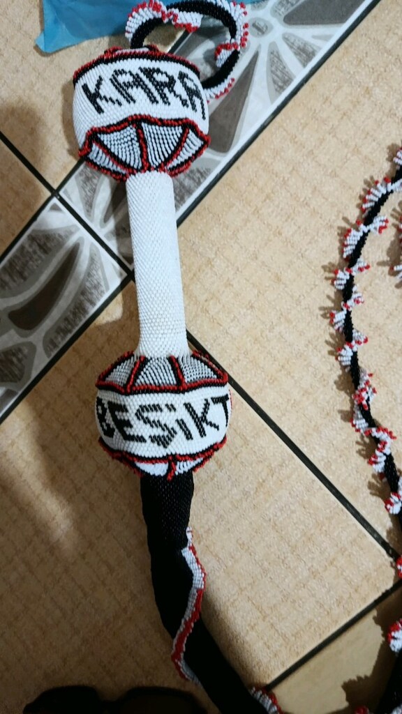 komple boncuk işleme duvar araba tıra asılır - 4