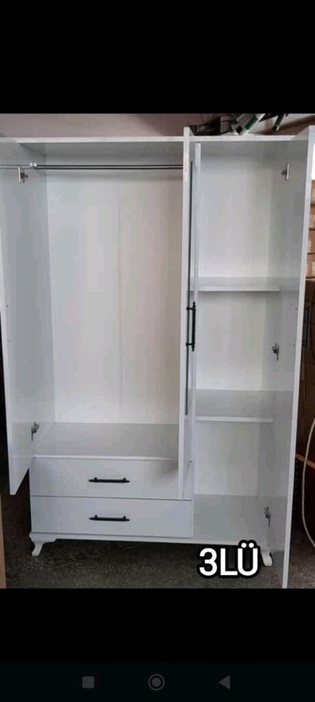 3 kapaklı sıfır elbise dolapları - 5