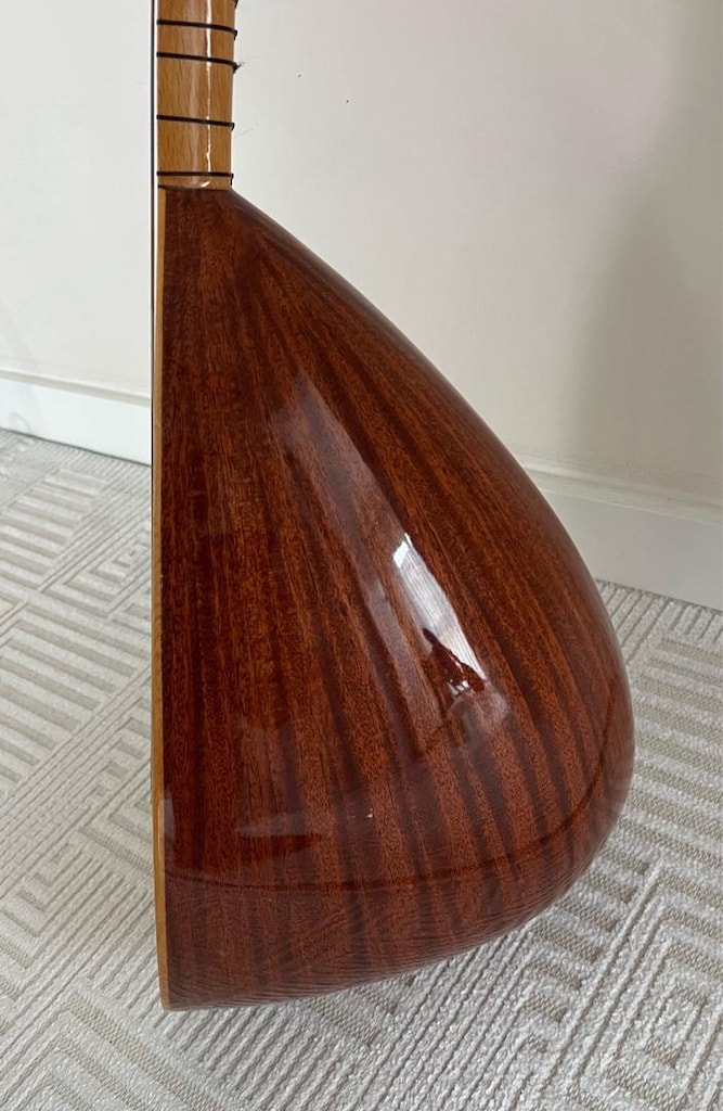 Kullanılmamış Kısa sap maun Bağlama / Saz - 3