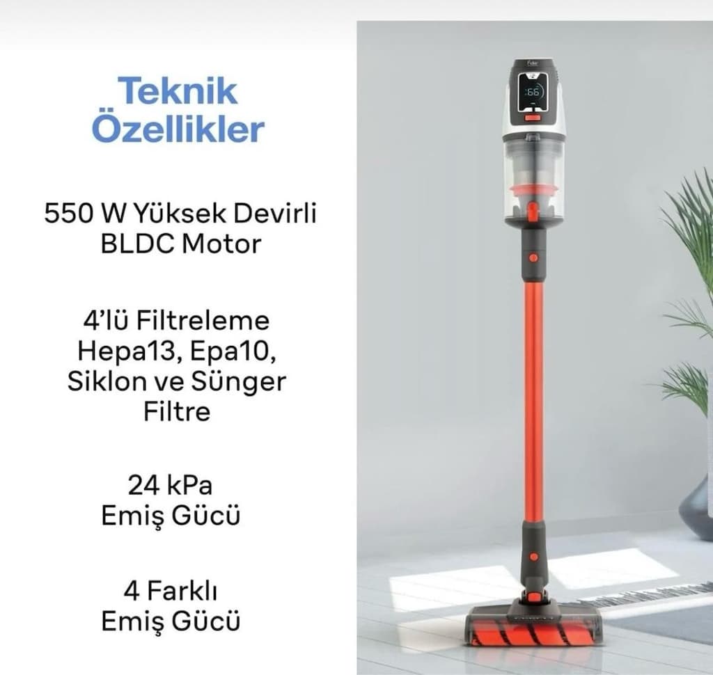 Fakir Bolt X 8365 Süpürge - 3