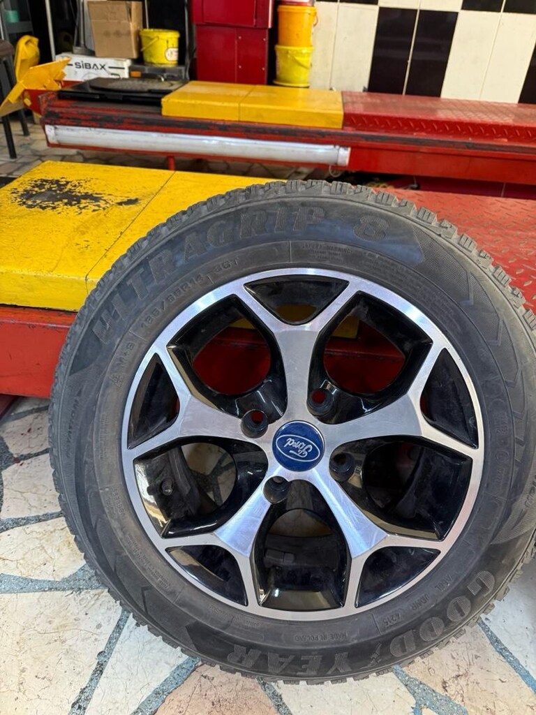 14 inç 4x108 ORJİNAL FORD JANTI KIŞ LASTİKLİ TAKIM - 3