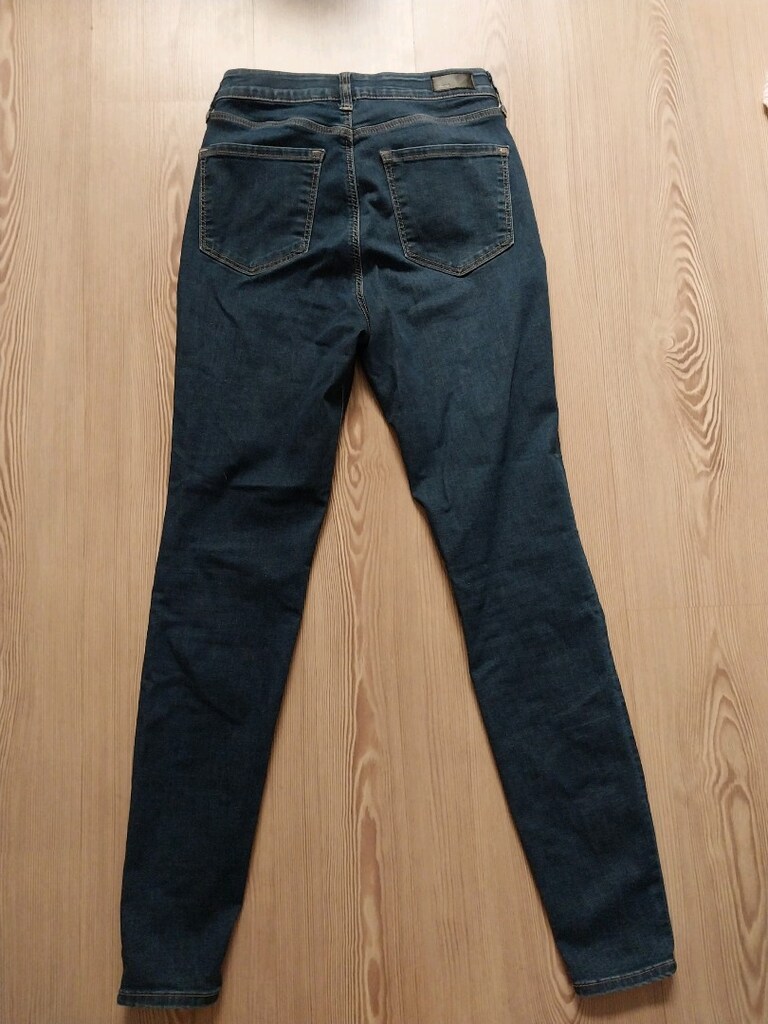 YENİ MAVİ JEANS HIGH RISE SUPER SKINNY WAIST 27-29 BEDEN - 2