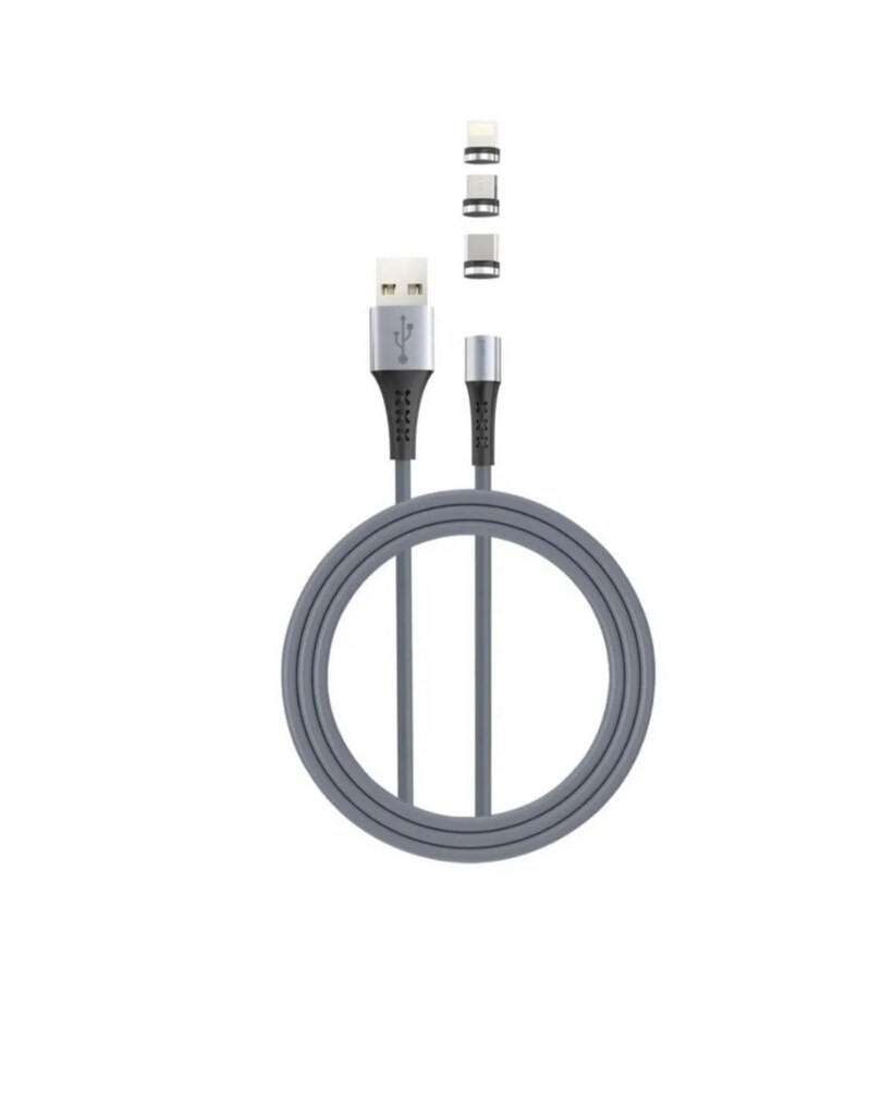Polosmart PSM62 3 Çıkışlı Manyetik Şarj ve Data Kablosu - 3