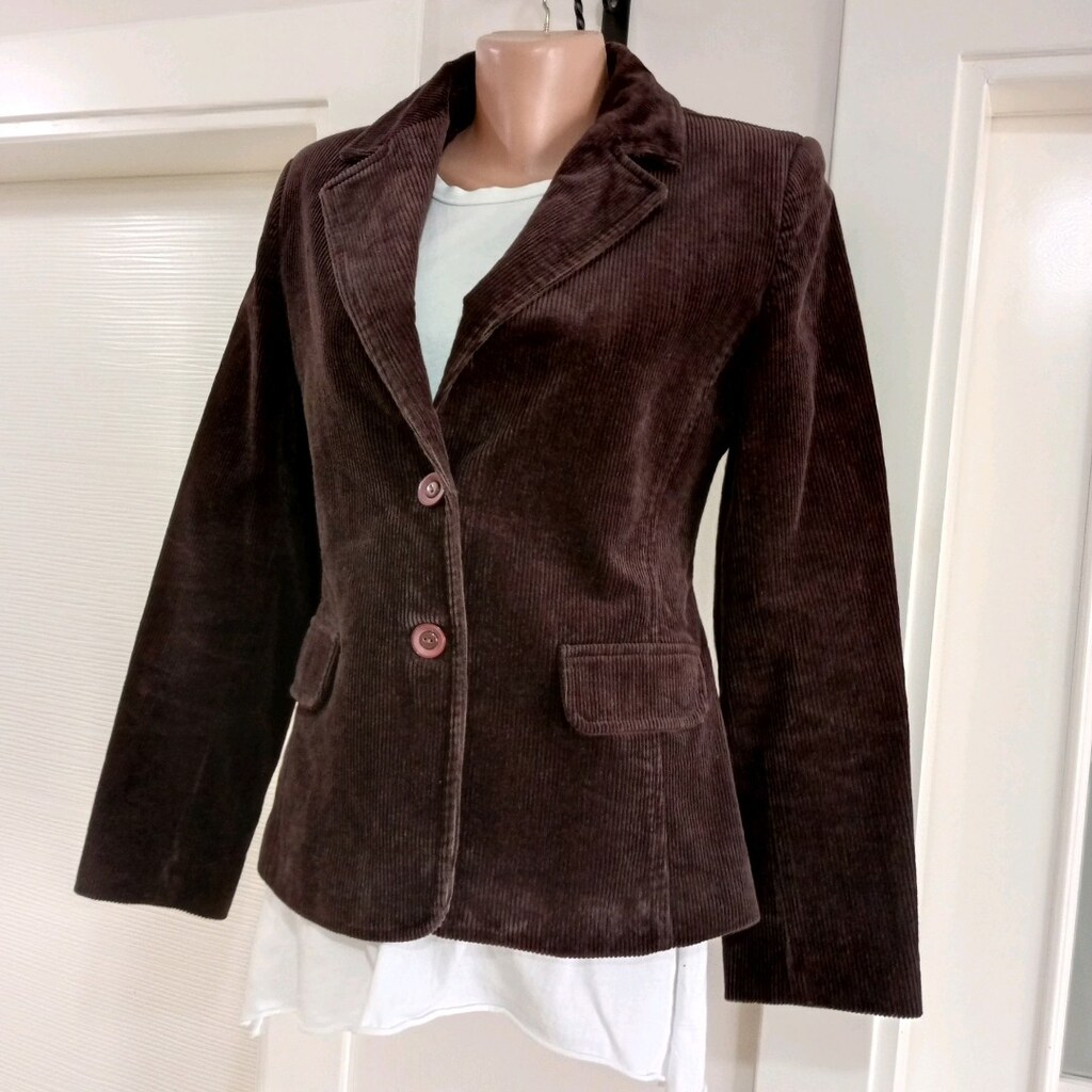 Kahverengi Kadife Ceket - 2
