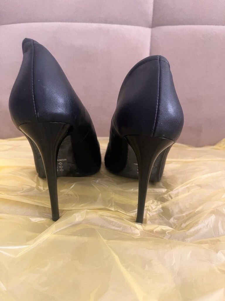 Siyah Stiletto Ayakkabı - 3