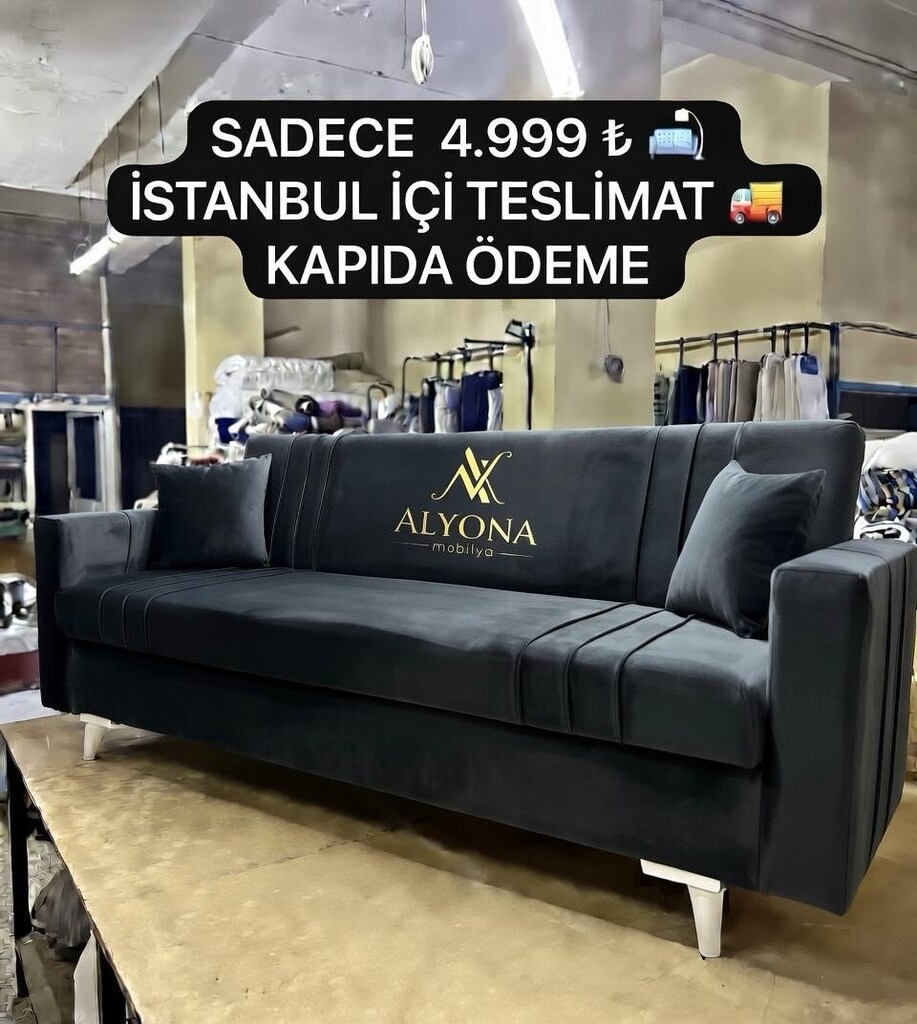 ALYONA MOBİLYADAN HALKA DİREK SATIŞ ÇEKYATh KABEPELER KAPIDA ÖDEMELİ İ - 19