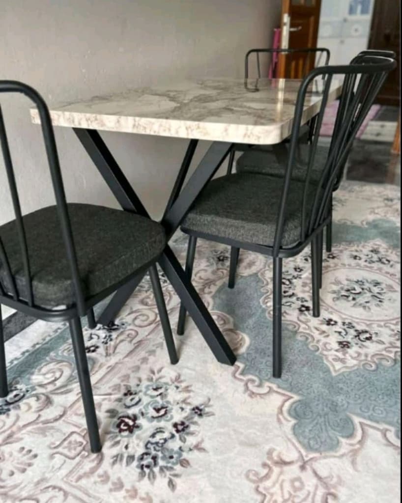 Uygun fiyat x ayak masa sandalye takımı modelleri - 6