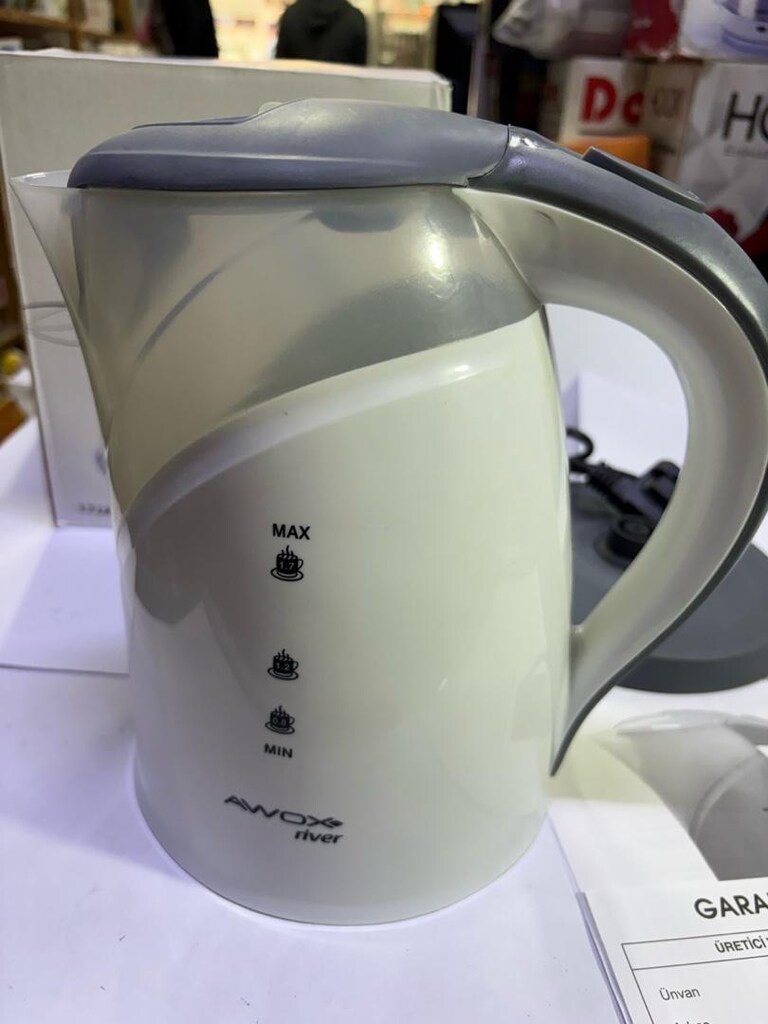 Awox River 1.7 Lt Su Isıtıcı | LED Işıklı | Gizli Rezistans | 2000W - 3