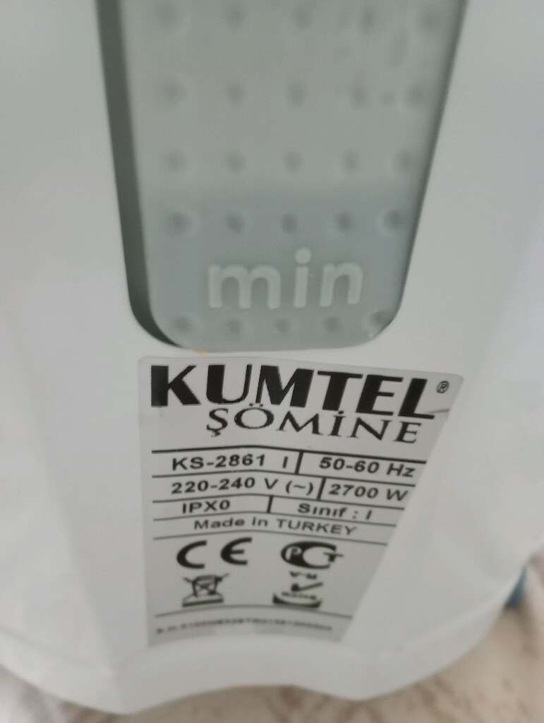 Kumtel şömine tipi ısıtıcı soba elektrikli - 13