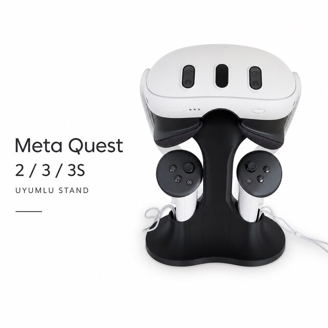 Meta Quest 2 / 3 / 3S Uyumlu Premium Stand