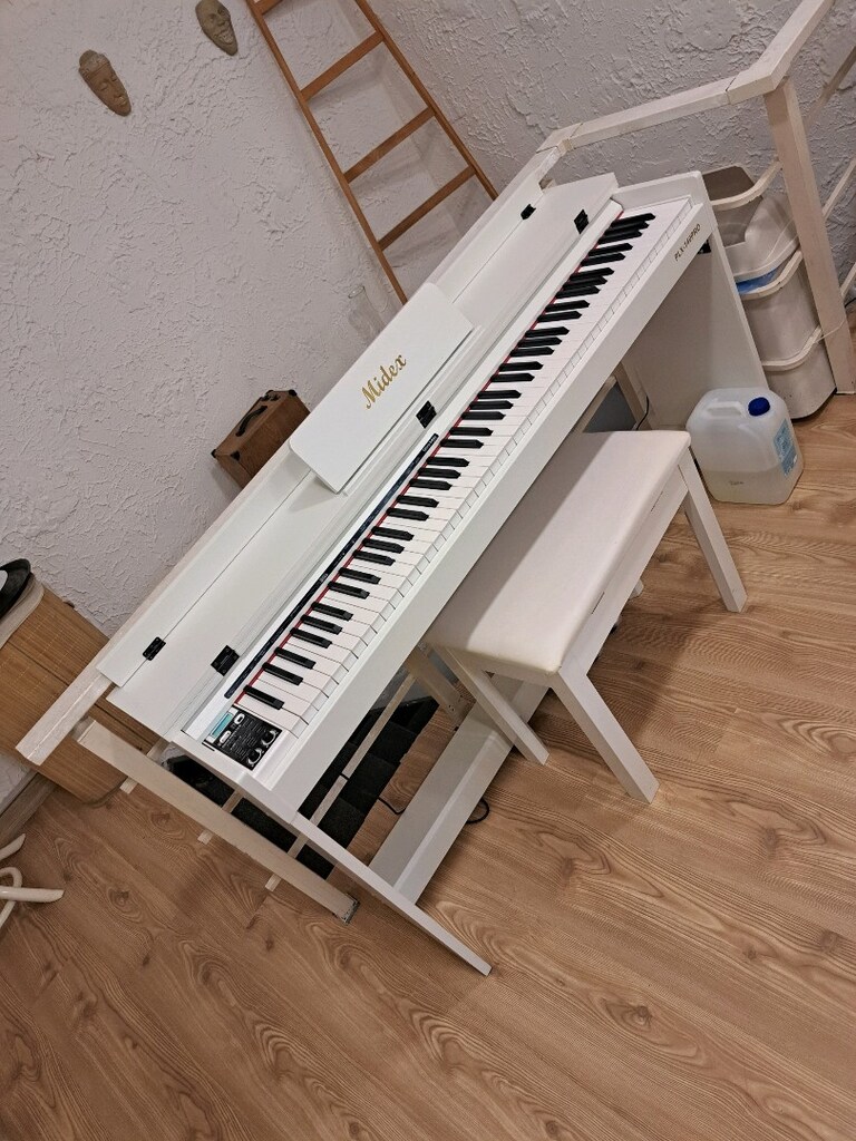 Satılık Midex PLX-140 PRO Beyaz Dijital Piyano – Sıfır Ayarında Ko - 3