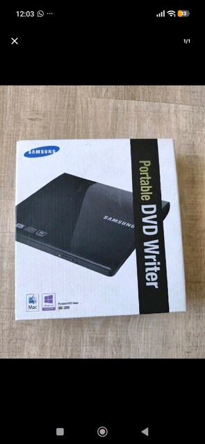 Samsung DVD yazıcı okuyucu