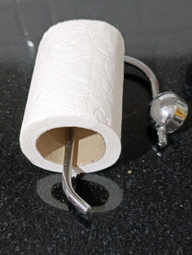 PASLANMAZ ÇELİK KROM KAPLAMA BANYO- WC TUVALET KAĞIDI ASKISI - 2