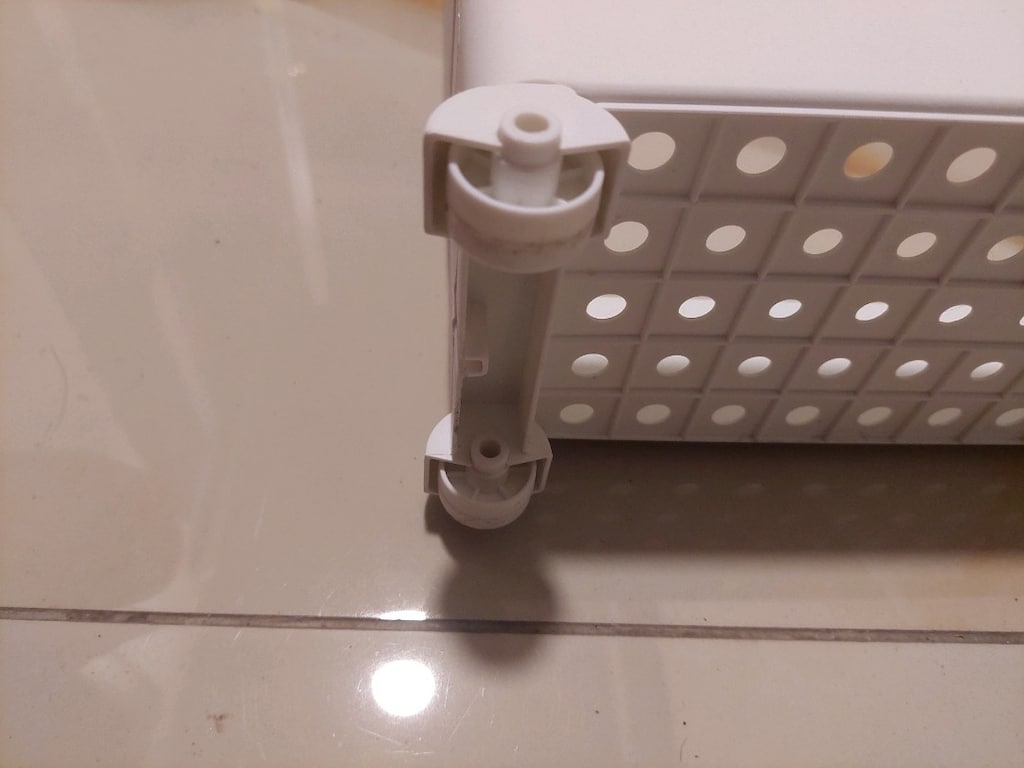 Tekerlekli servis sehpası. 4 raflı. Herhangi bir deforme yok. - 6