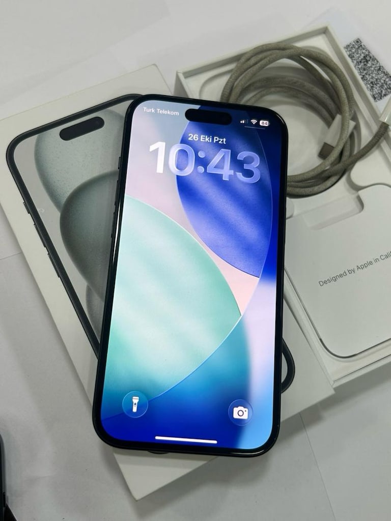 İPHONE 15 128 PİL 91 ORJINAL 16 AY GARANTİ KUTU FATURA KABLO MEVCUT - 3
