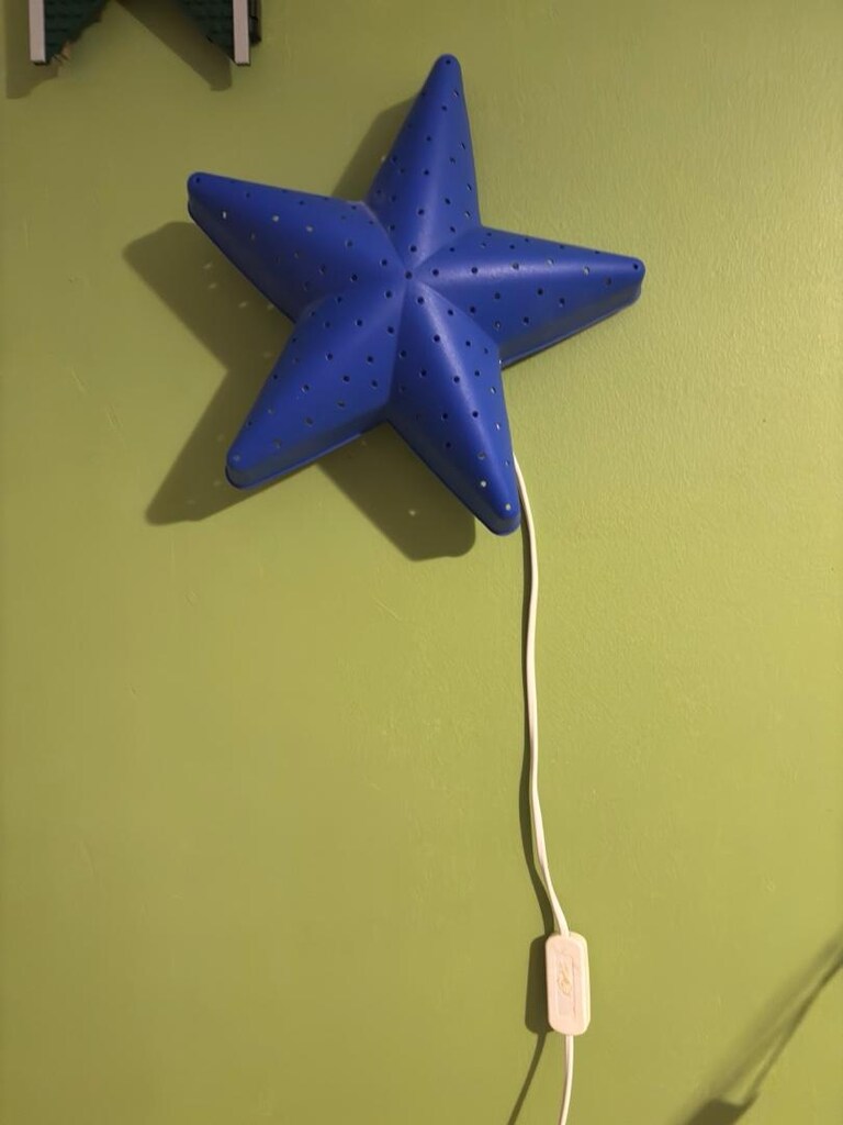 Yıldızlı & Çiçekli gece lambası (ikea), Frozen(Elsa) oda lambası - 3
