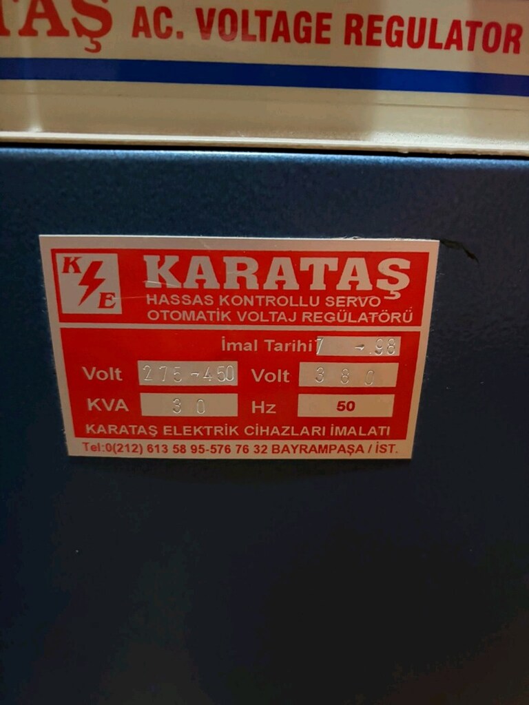 Karataş 30kV Otomatik Trifaze Voltaj Regulatoru - 5