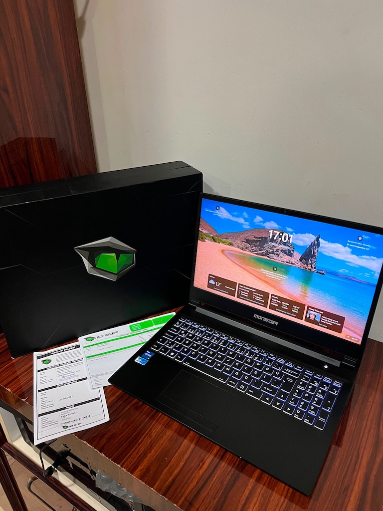OYUNCU LAPTOP MONSTER RTX 3050 Tİ KUTU FATURA 14 AY GARANTİLİ - 7