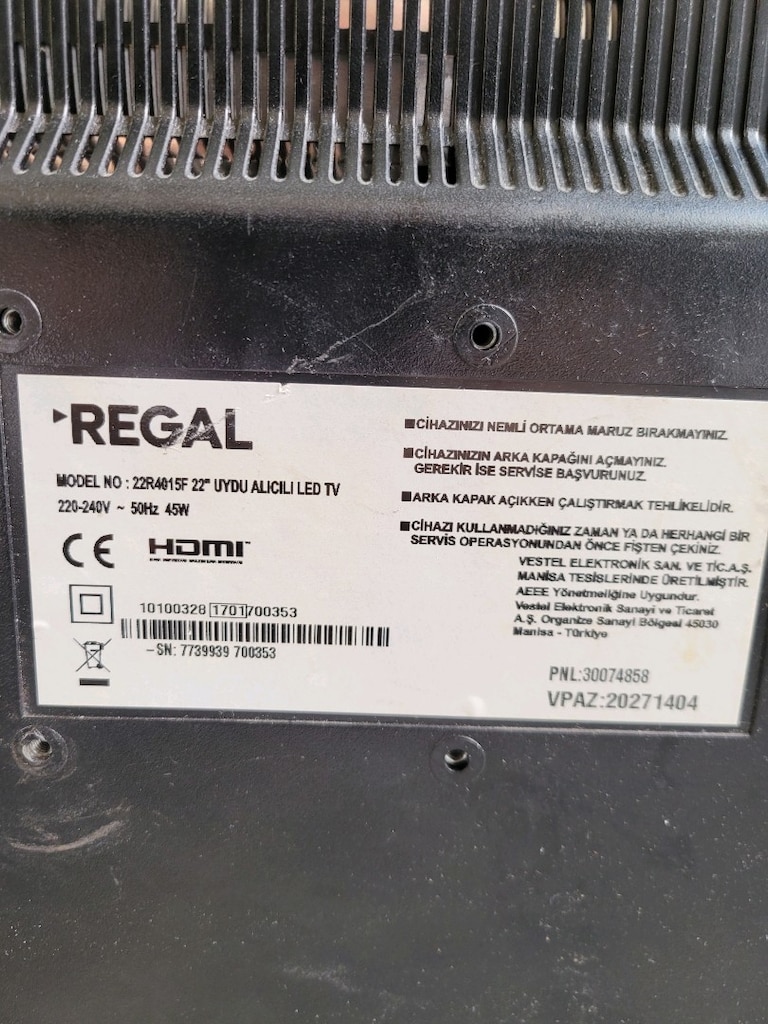 Regal 22 inch kendinden uydulu LED televizyon - 4