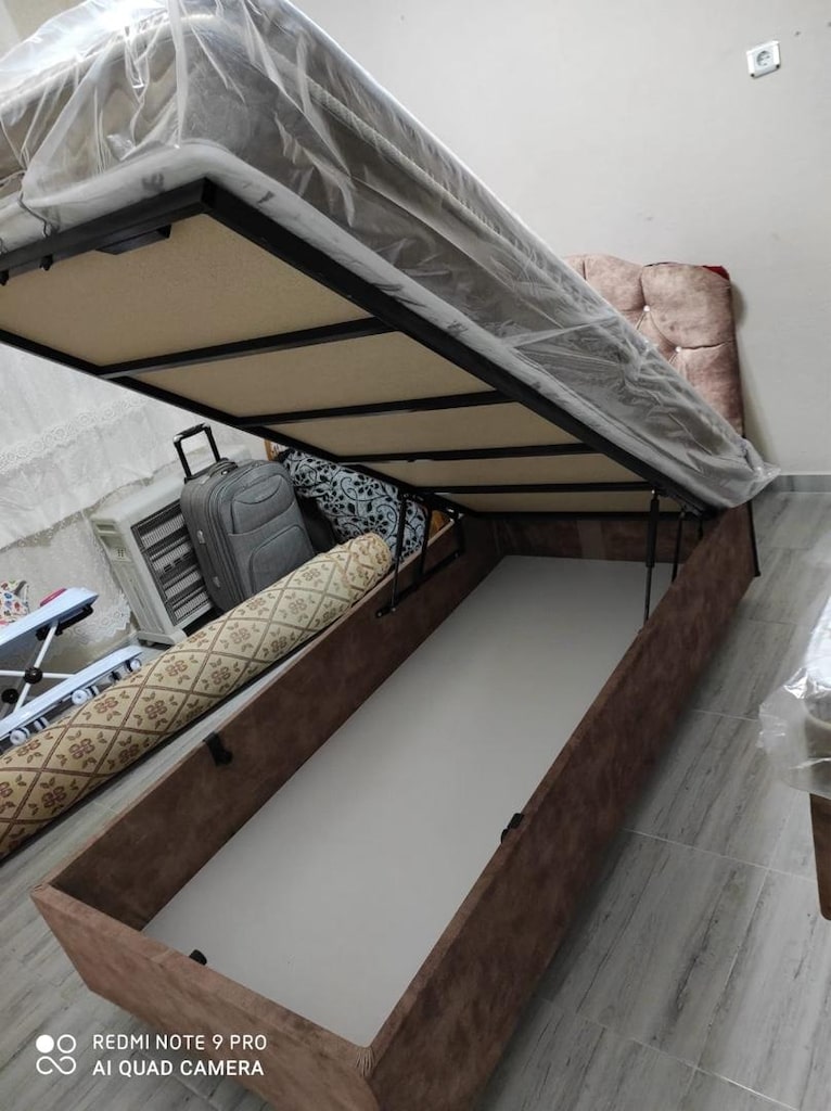 ultra lüks tek kişilik 90x190 baza başlık yatak sıfır ürün ambalajında - 7