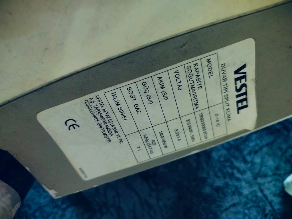 VESTEL 18BTÜ KLİMA - 4