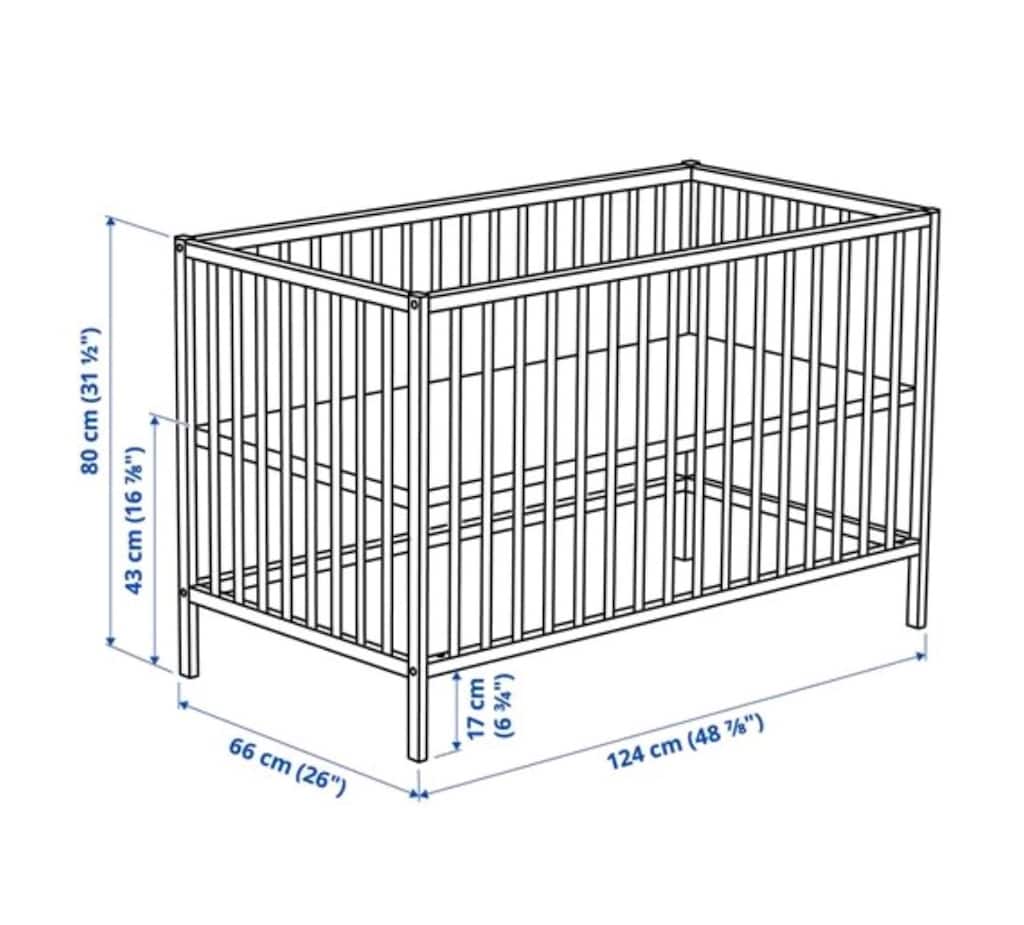 Bebek karyolası / Ikea & yatsan yatak - 2
