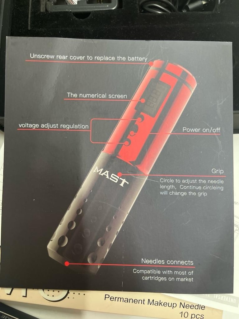 Mast pen kablosuz dövme cihazı - 4