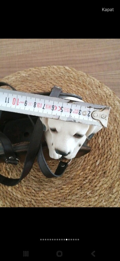 DEKORATİF ÇANTALI DALMAÇYALI KÖPEK BİBLO - 12
