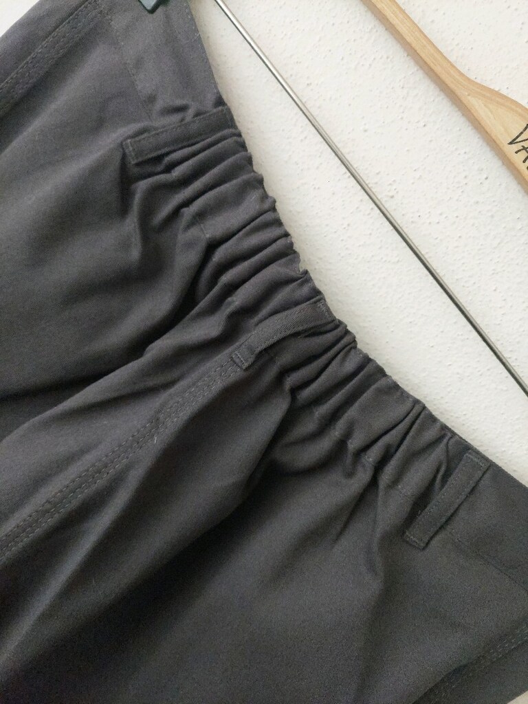 Erkek Beli lastikli Füme iş pantolonu - 5